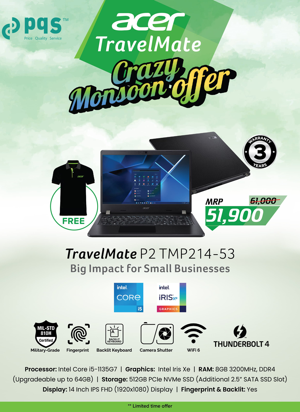 Acer TravelMate Offer